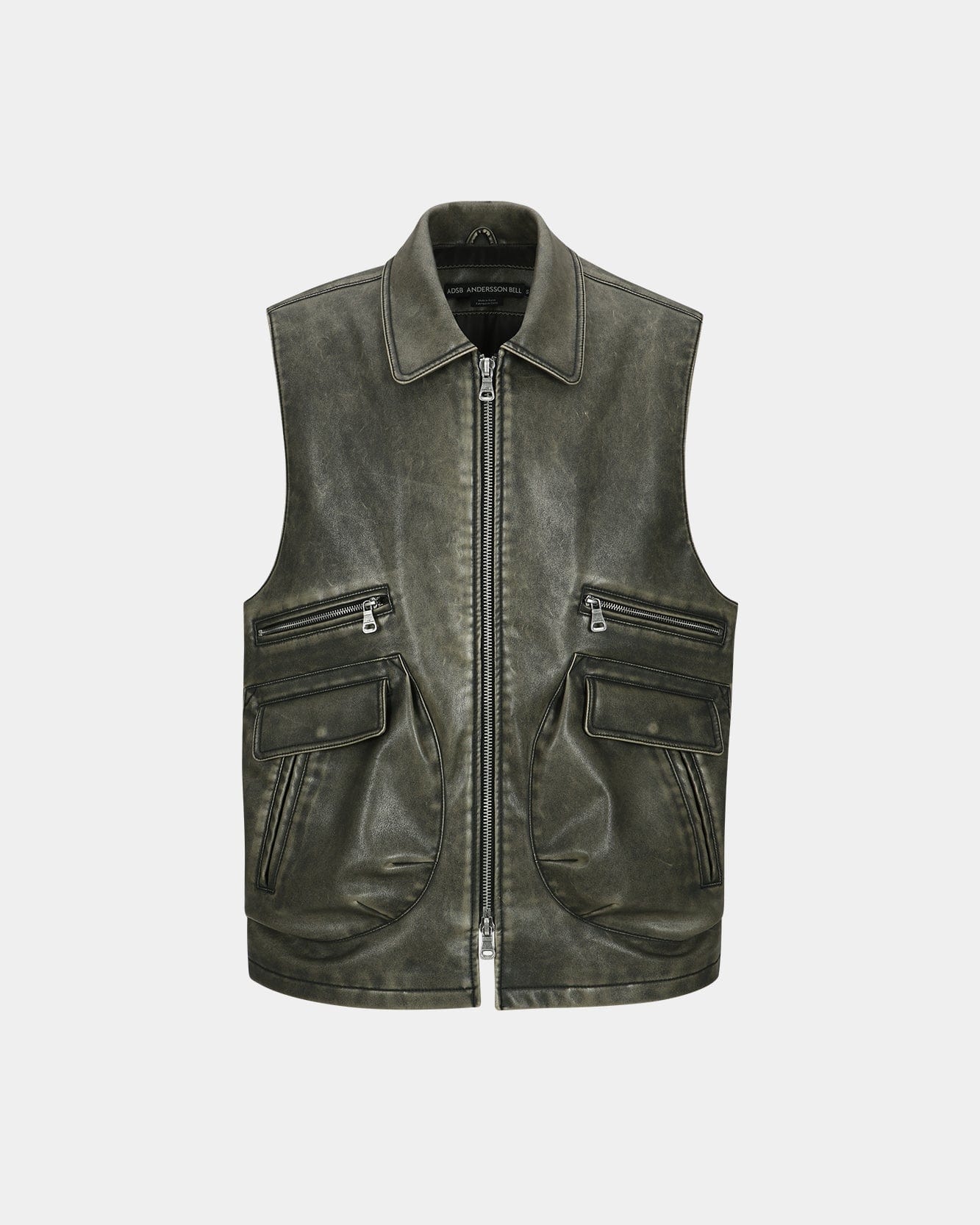 UNISEX ETNA FAUX LEATHER VEST awa651u(KHAKI) – Andersson Bell