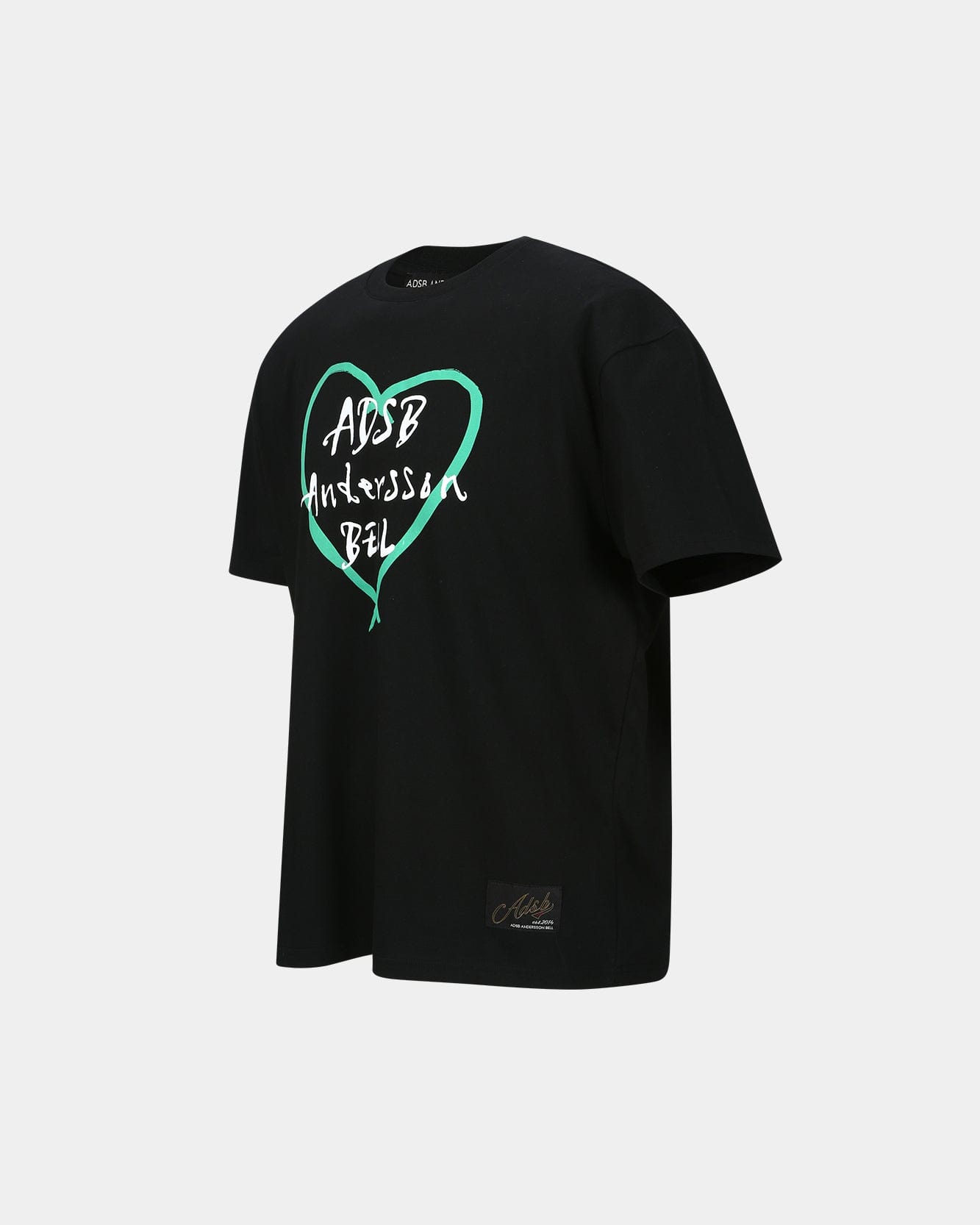 Andersson Bell UNISEX HEART KELLY LOGO T-SHIRTS atb1290u(BLACK)