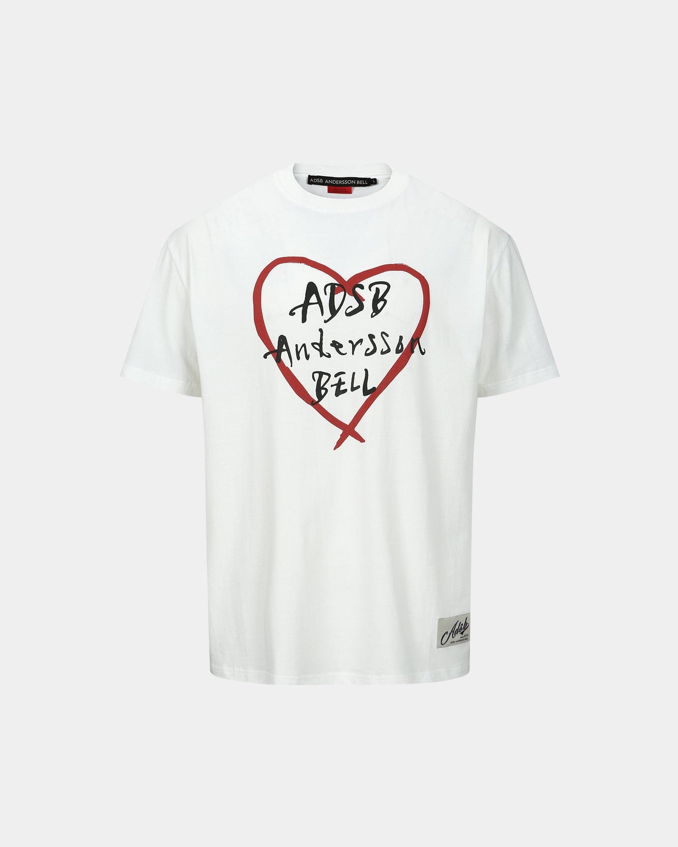 RESTOCK] UNISEX HEART KELLY LOGO T-SHIRTS atb1290u(WHITE