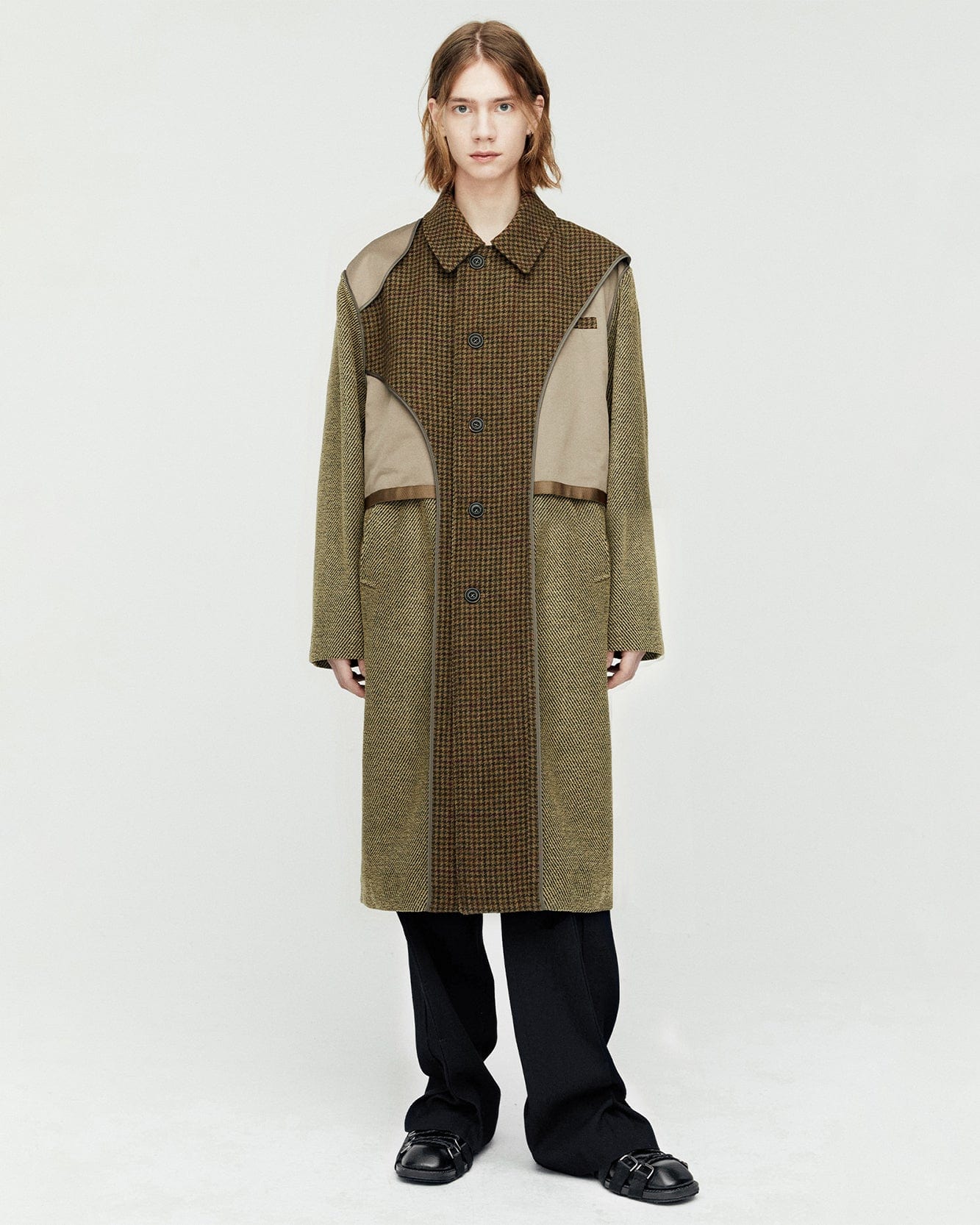 UNISEX INSIDE-OUT WOOL COAT awa641u(BROWN) – Andersson Bell