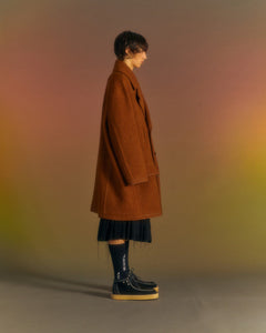 Andersson Bell UNISEX LEON PEA COAT awa558u(BROWN)