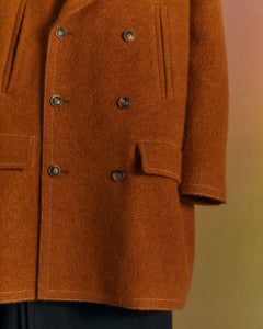 Andersson Bell UNISEX LEON PEA COAT awa558u(BROWN)
