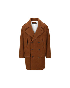 Andersson Bell UNISEX LEON PEA COAT awa558u(BROWN)
