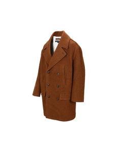 Andersson Bell UNISEX LEON PEA COAT awa558u(BROWN)