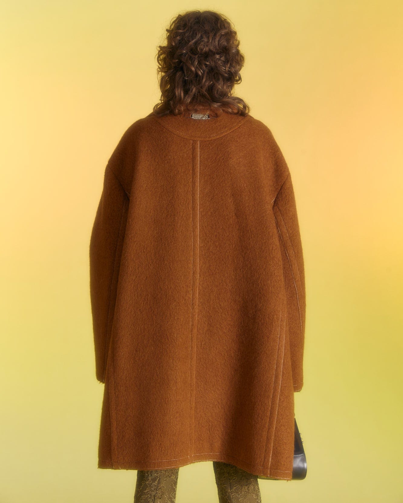 Andersson Bell UNISEX LEON PEA COAT awa558u(BROWN)