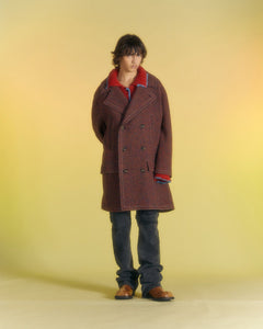 Andersson Bell UNISEX LEON PEA COAT awa558u(PURPLE)