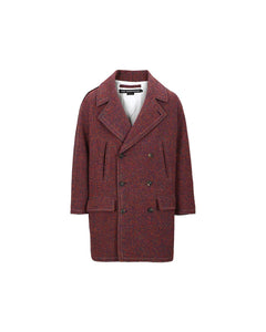Andersson Bell UNISEX LEON PEA COAT awa558u(PURPLE)