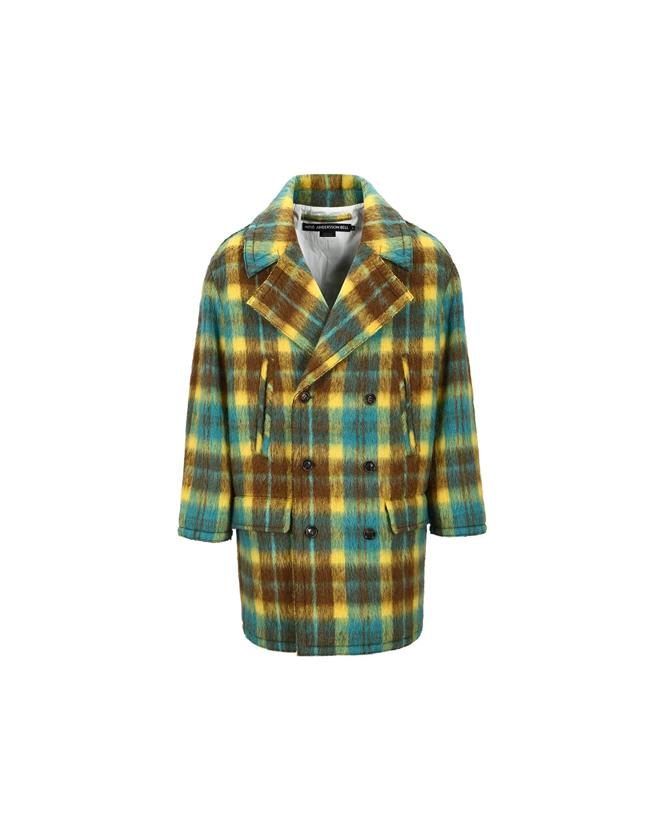 Andersson Bell UNISEX LEON PEA COAT awa558u(YELLOW/BROWN)