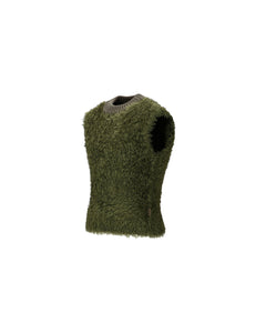 Andersson Bell UNISEX SHAGGY VEST atb1023u(KHAKI)_MEN