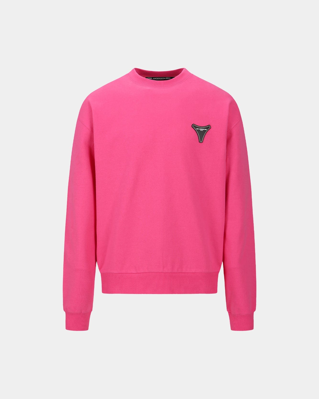 UNISEX STOOL PATCH LOGO SWEATSHIRTS atb1272u(PINK