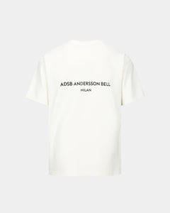Andersson Bell UNISEX STOOL PATCH LOGO T-SHIRTS atb1230u(WHITE)_WOMEN