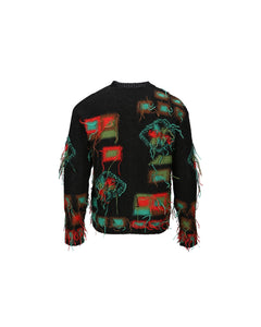 Andersson Bell VILLAGE INTARSIA CARDIGAN atb1006m(BLACK)