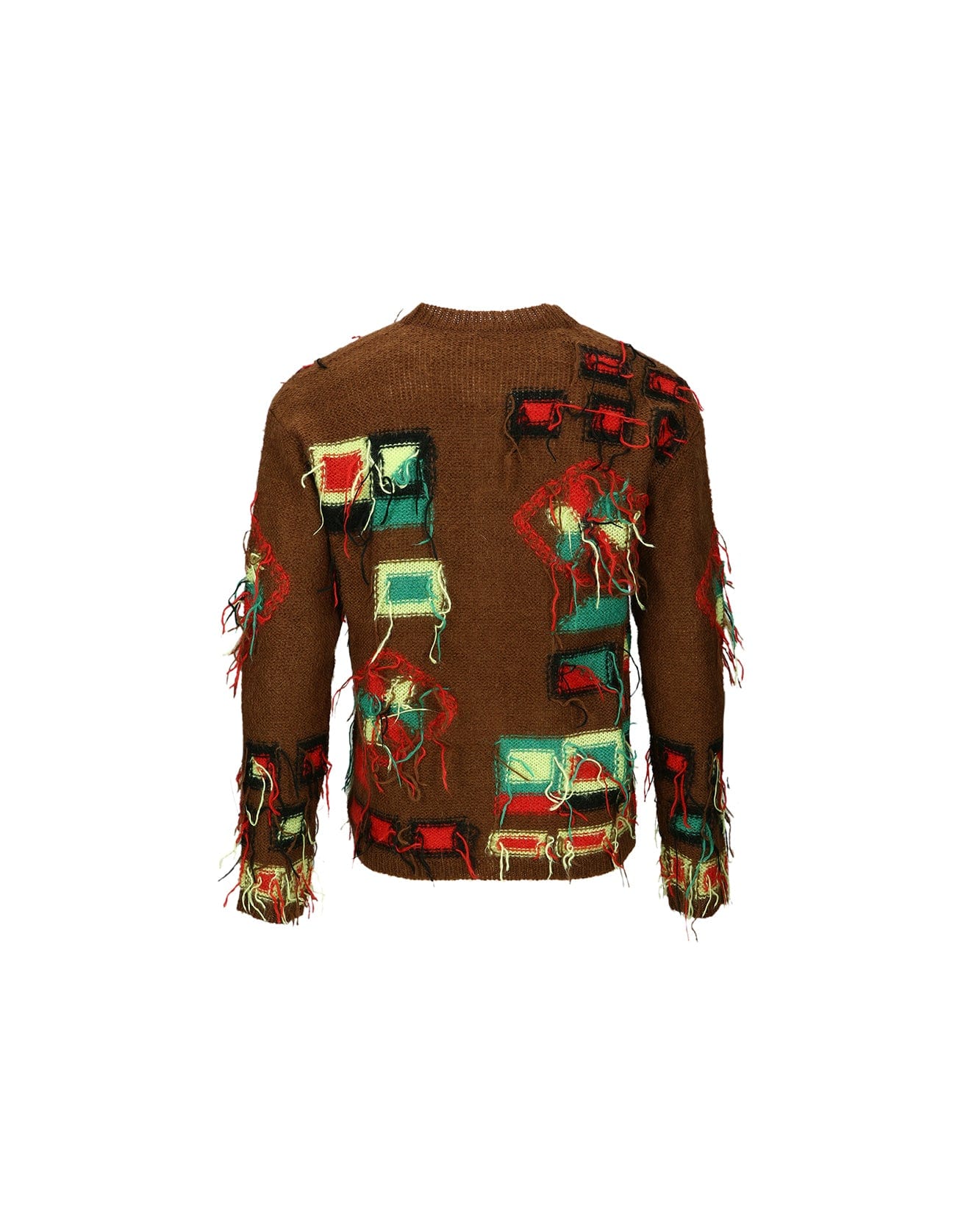 Andersson Bell VILLAGE INTARSIA CARDIGAN atb1006m(BROWN)