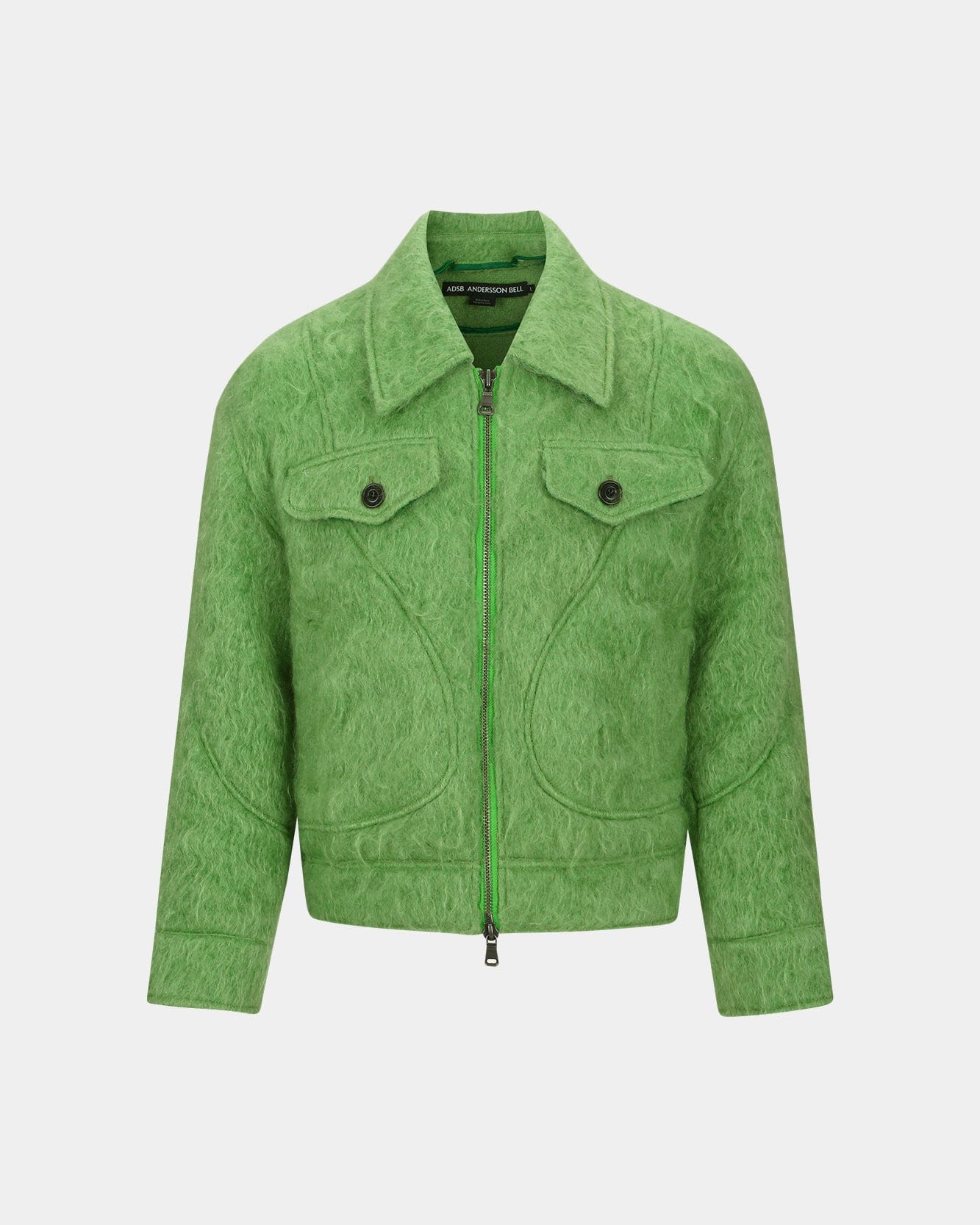 Andersson Bell WADO SHAGGY WOOL JACKET awa577m(GREEN)