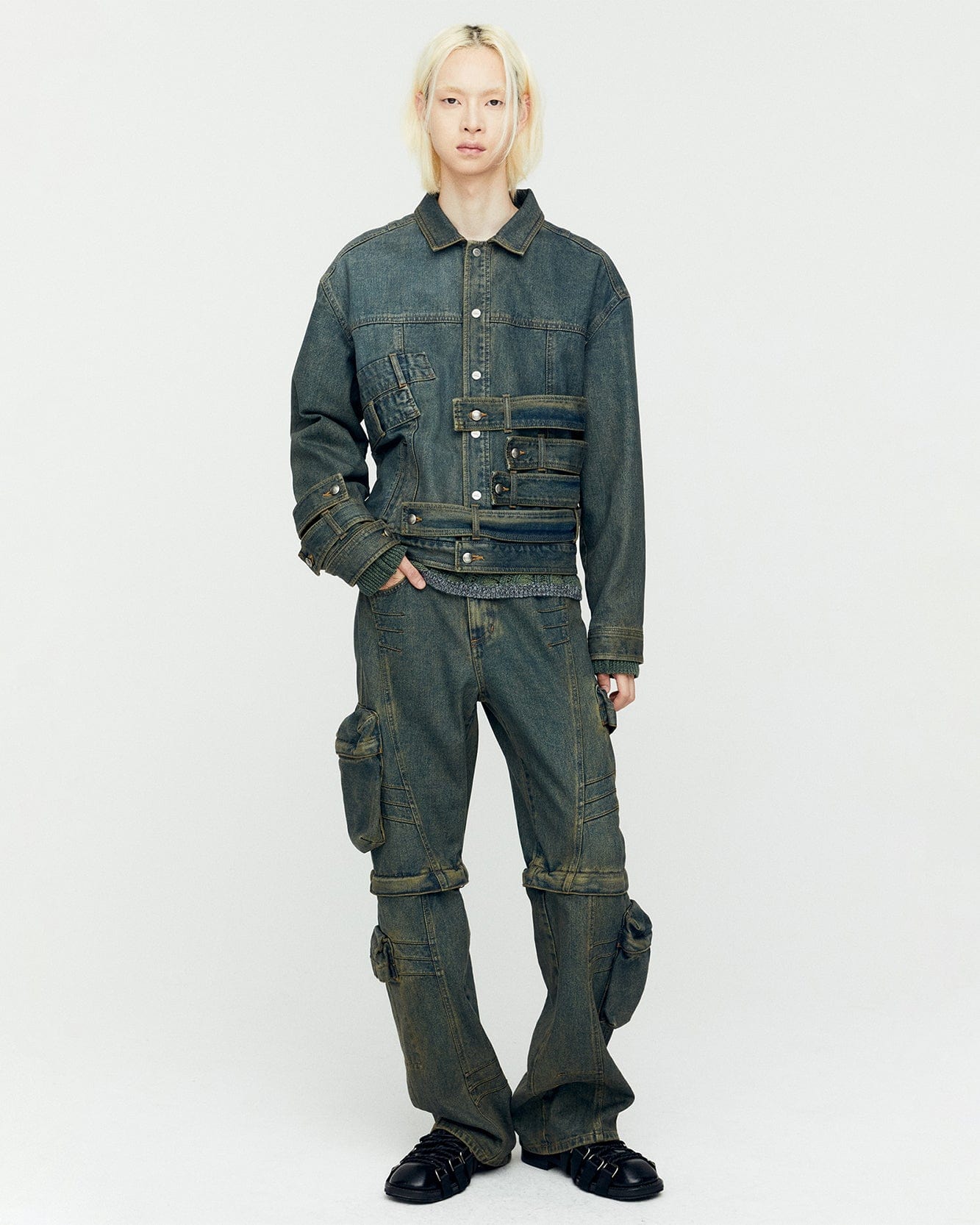 Army denim jacket mens best sale