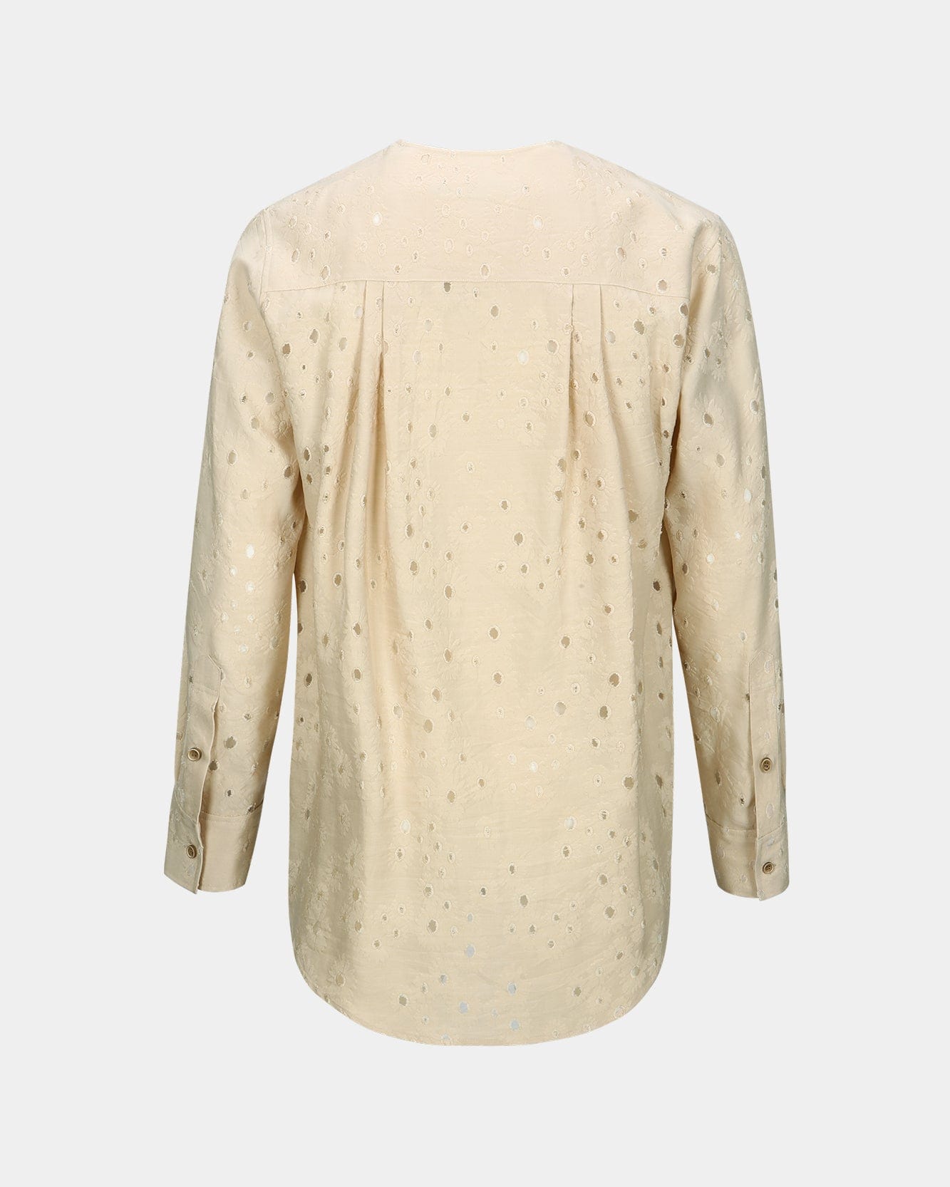 Andersson Bell WANSHUA COLLARLESS SHIRTS atb1050m(ECRU)