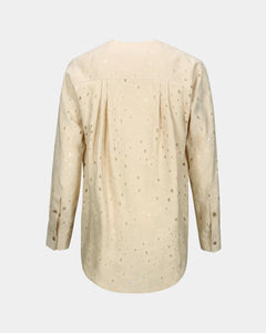 Andersson Bell WANSHUA COLLARLESS SHIRTS atb1050m(ECRU)