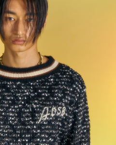 Andersson Bell WINGS CREW-NECK SWEATER atb1033m(BLACK)