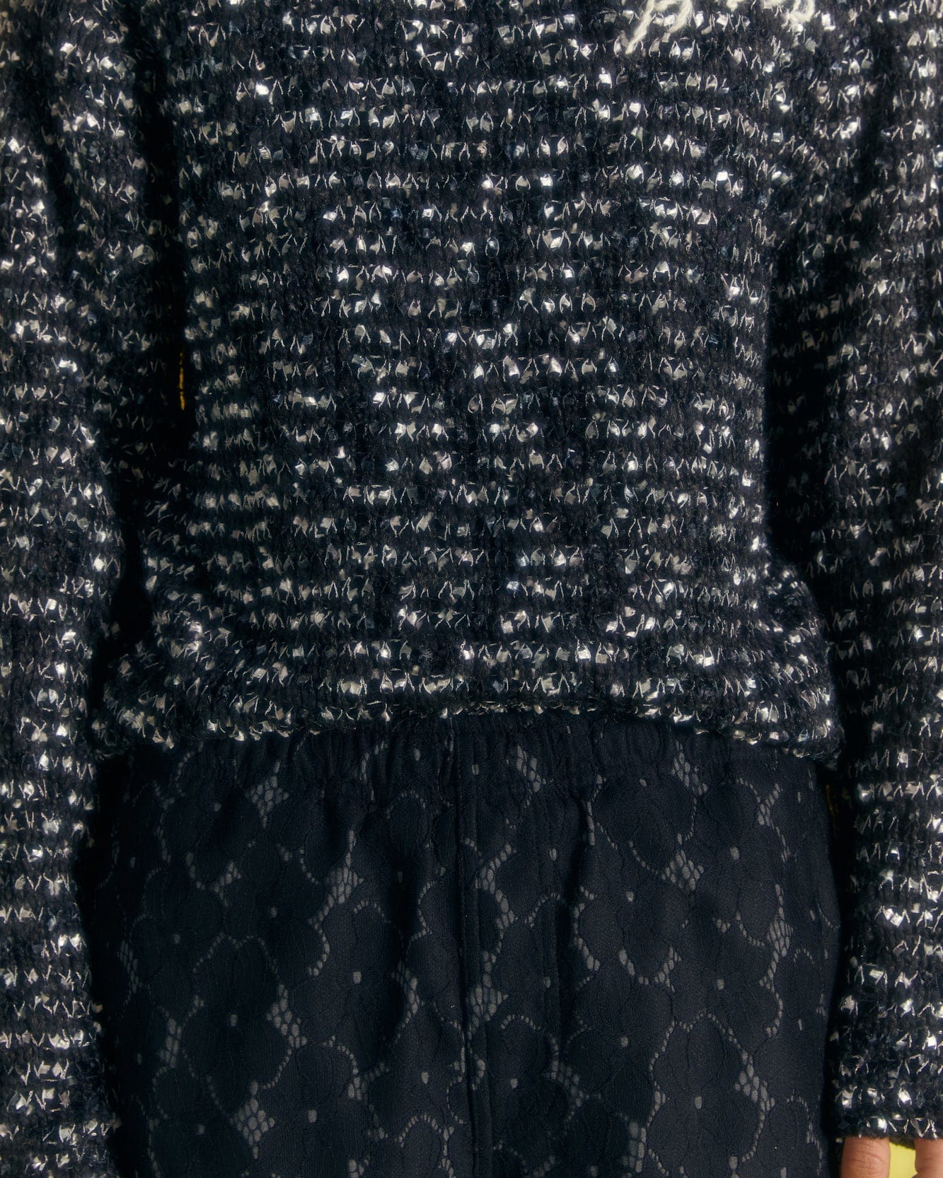 Andersson Bell WINGS CREW-NECK SWEATER atb1033m(BLACK)
