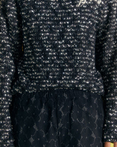 Andersson Bell WINGS CREW-NECK SWEATER atb1033m(BLACK)