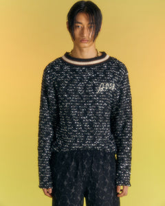 Andersson Bell WINGS CREW-NECK SWEATER atb1033m(BLACK)