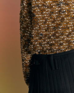Andersson Bell WINGS CREW-NECK SWEATER atb1033m(BROWN)