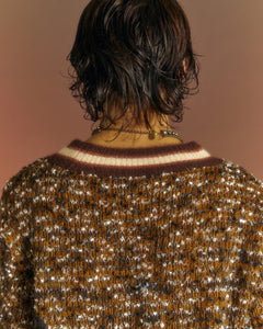 Andersson Bell WINGS CREW-NECK SWEATER atb1033m(BROWN)