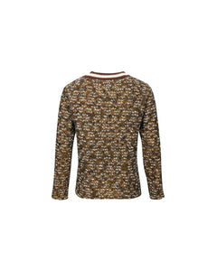 Andersson Bell WINGS CREW-NECK SWEATER atb1033m(BROWN)