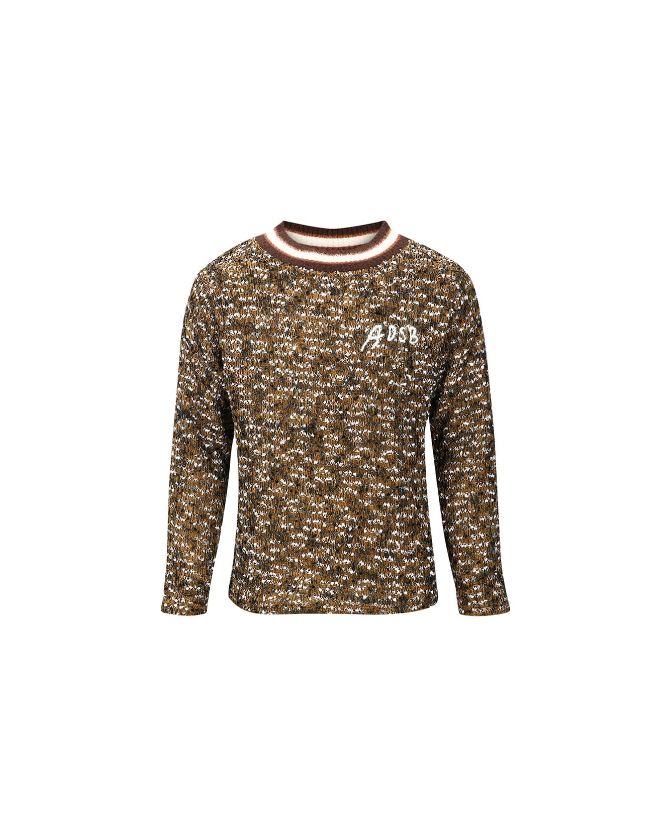 Andersson Bell WINGS CREW-NECK SWEATER atb1033m(BROWN)