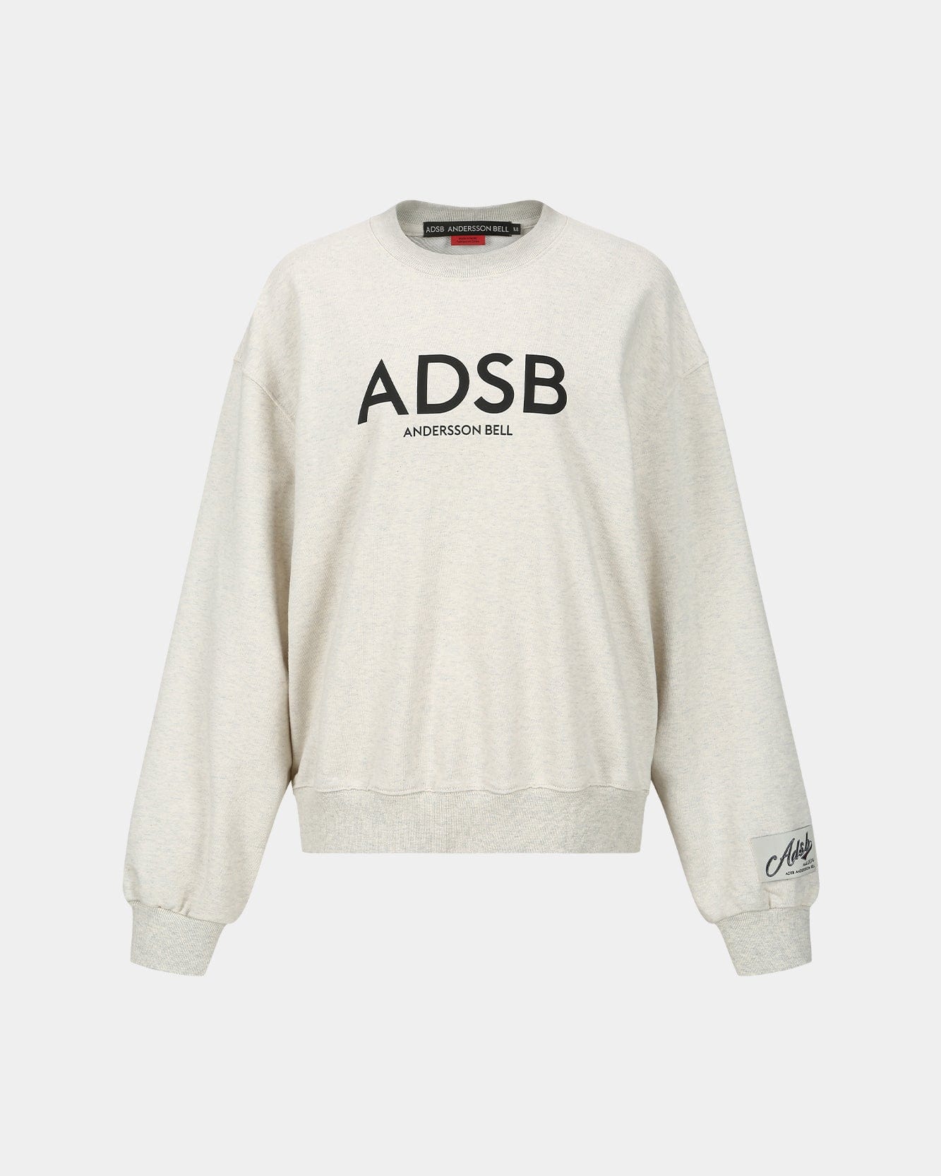 ★ANDERSSON BELL★ ADSB Big Logo Sweatshirt atb1302wOATMEAL WOMEN) ADSB BIG LOGO SWEATSHIRTS atb1302w(OATMEAL