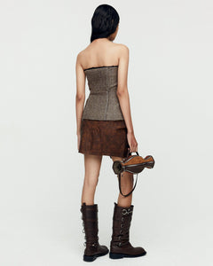 Andersson Bell (WOMEN) AIKA HERRINGBONE BUSTIER atb978w(GREY)