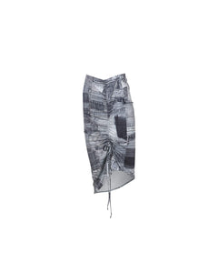 Andersson Bell (WOMEN) ANJA PATCH PRINT SKIRT apa652w(BLACK)_2
