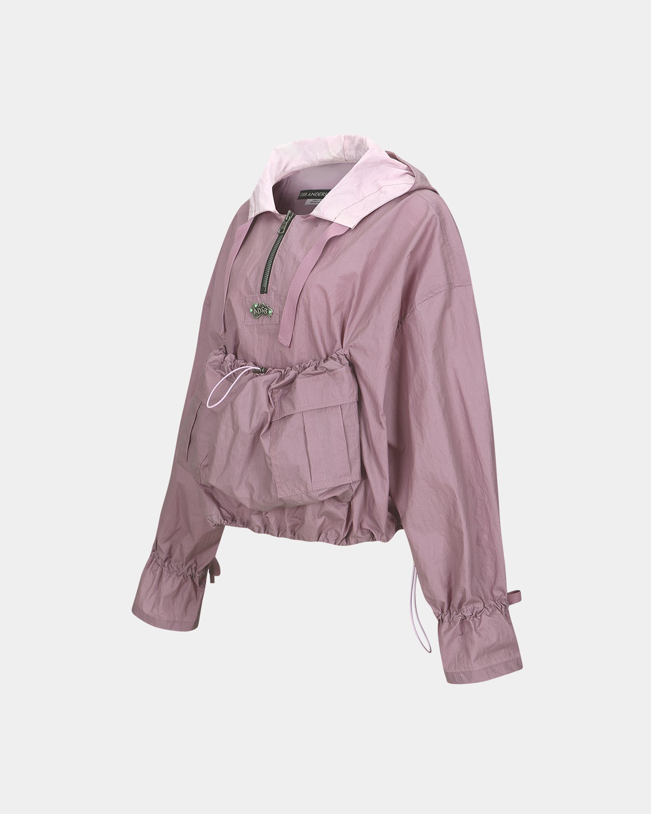 Andersson Bell (WOMEN) ARINA LACE-UP ANORAK SHIRTS atb1089w(DUSTY PINK)