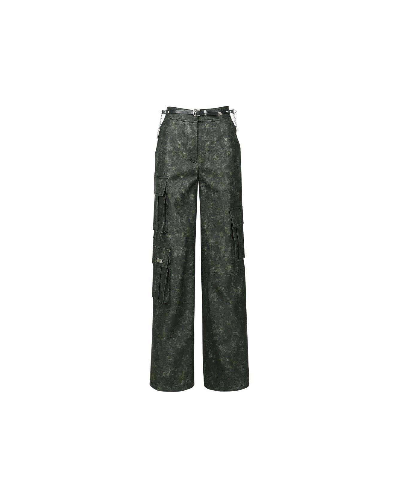 Andersson Bell (WOMEN) BELTED CARGO PANTS apa665w(KHAKI)