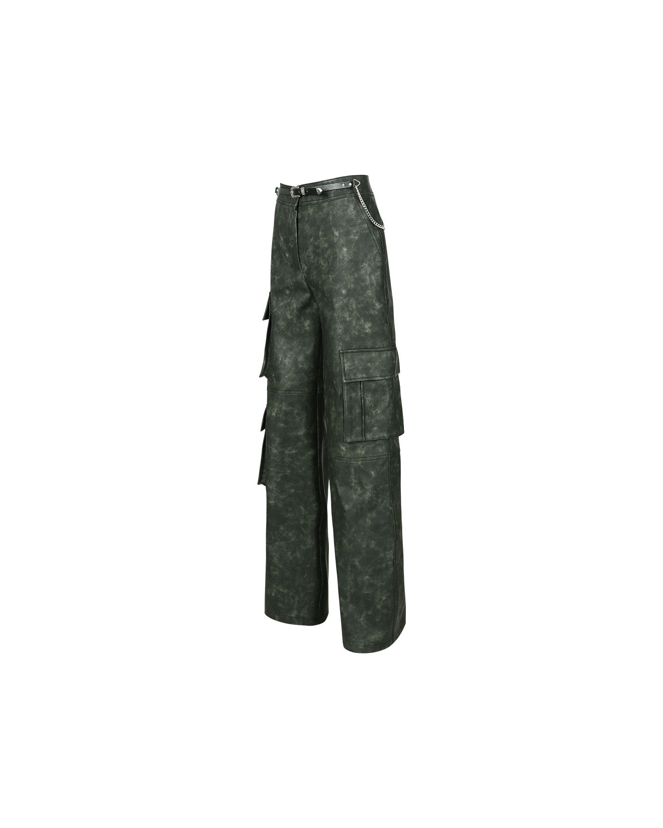 Andersson Bell (WOMEN) BELTED CARGO PANTS apa665w(KHAKI)