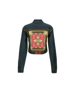 Andersson Bell (WOMEN) BLOOM TROMPE L'OEIL SHIRTS atb1043w(RED)