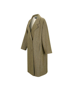 Andersson Bell (WOMEN) CARIN HERRINGBONE RAGLAN COAT awa544w(BROWN)_1