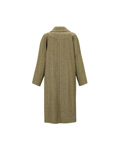 Andersson Bell (WOMEN) CARIN HERRINGBONE RAGLAN COAT awa544w(BROWN)_1