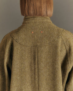Andersson Bell (WOMEN) CARIN HERRINGBONE RAGLAN COAT awa544w(BROWN)_1