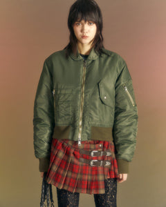 Andersson Bell (WOMEN) CARLEE BOMBER KILT DRESS atb977w(KHAKI)