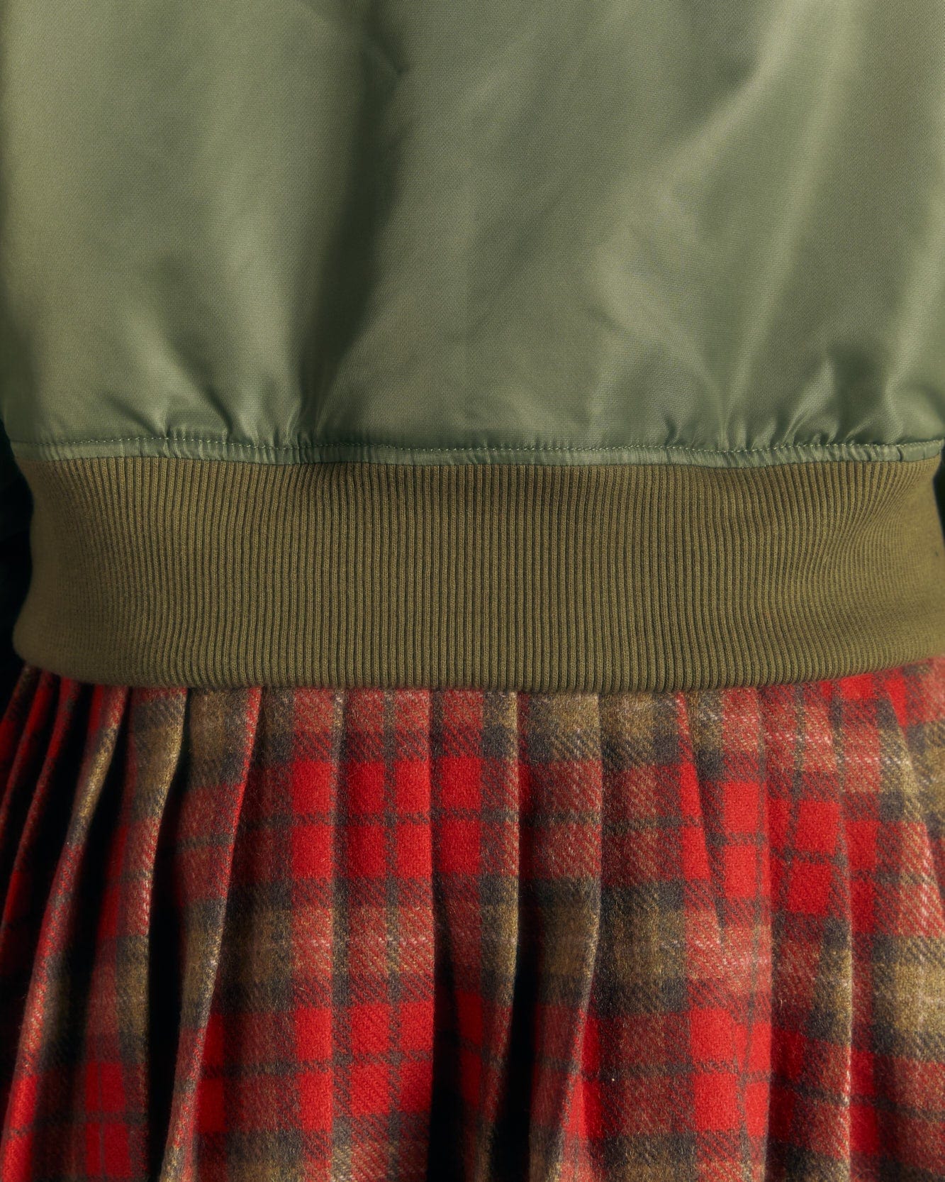 Andersson Bell (WOMEN) CARLEE BOMBER KILT DRESS atb977w(KHAKI)