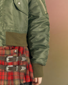 Andersson Bell (WOMEN) CARLEE BOMBER KILT DRESS atb977w(KHAKI)