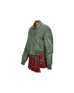 Andersson Bell (WOMEN) CARLEE BOMBER KILT DRESS atb977w(KHAKI)