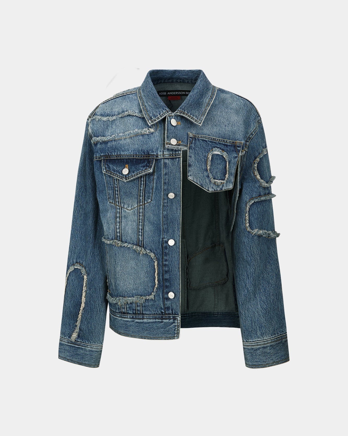 Y/project Denim Classic Peep Show Jacket - Blue | Garmentory