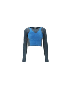 Andersson Bell (WOMEN) ERIN COLOR BLOCK TOP atb991w(GREY)