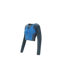 Andersson Bell (WOMEN) ERIN COLOR BLOCK TOP atb991w(GREY)