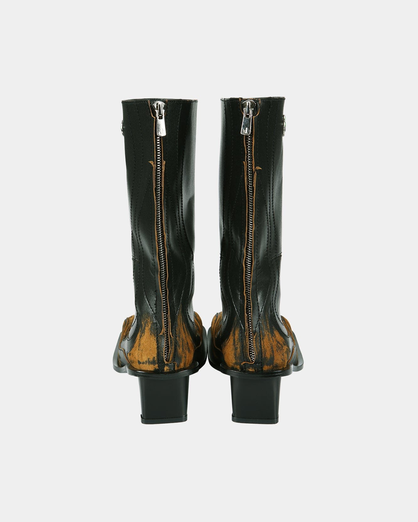 Andersson Bell (WOMEN) EVERETT SQUARE BOOTS aaa360w(BLACK)