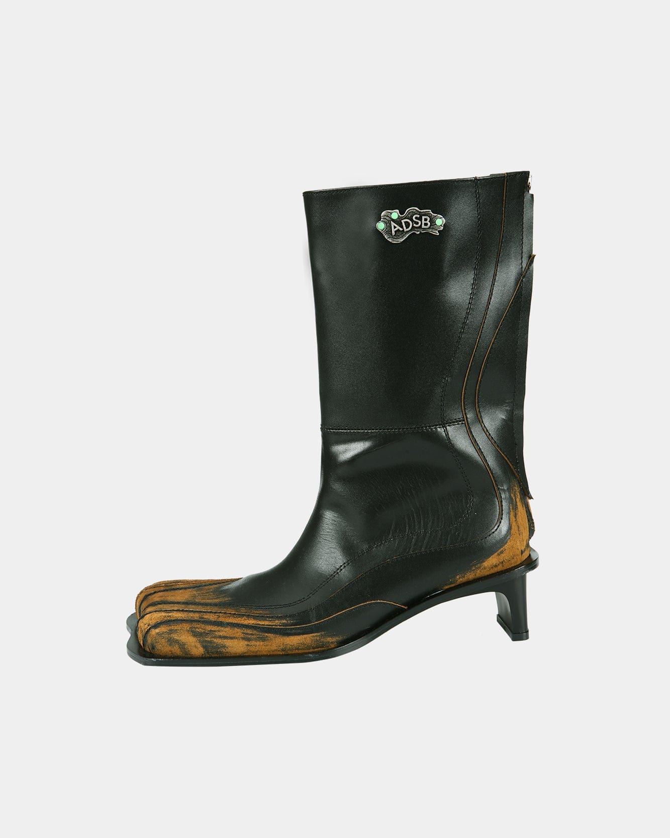 Andersson Bell (WOMEN) EVERETT SQUARE BOOTS aaa360w(BLACK)