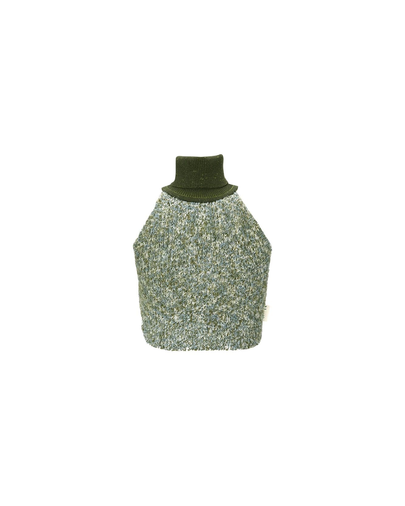 Andersson Bell (WOMEN) FLUFFY SLEEVELESS KNIT TOP atb983w(KHAKI)