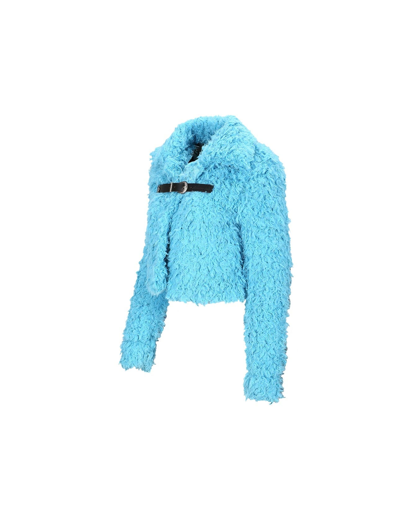Andersson Bell (WOMEN) GOLDIE FAUX FUR CARDIGAN atb981w(BLUE)